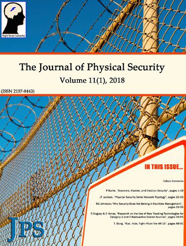خرید و دانلود نسخه کامل کتاب The Journal of Physical Security Volume 11 Issue 1 – JPS 11(1)_68f491eac93aa.jpeg خرید و دانلود نسخه کامل کتاب The Journal of Physical Security Volume 11 Issue 1 – JPS 11(1)