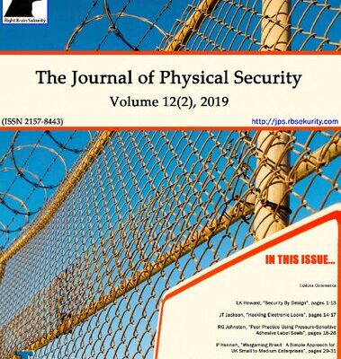 خرید و دانلود نسخه کامل کتاب The Journal of Physical Security Volume 12 Issue 2 – JPS 12(2)