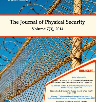 خرید و دانلود نسخه کامل کتاب The Journal of Physical Security Volume 7 Issue 3 – JPS 7(3)