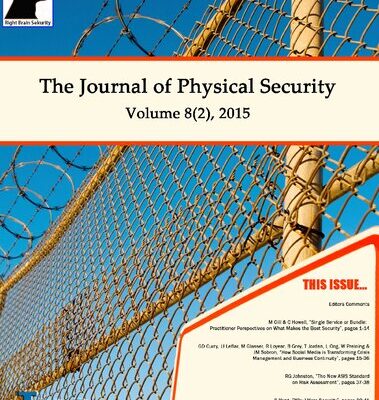 خرید و دانلود نسخه کامل کتاب The Journal of Physical Security Volume 8 Issue 2 – JPS 8(2)