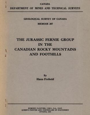 خرید و دانلود نسخه کامل کتاب The Jurassic Fernie group in the Canadian Rocky Mountains and foothills