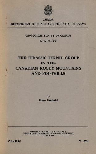 خرید و دانلود نسخه کامل کتاب The Jurassic Fernie group in the Canadian Rocky Mountains and foothills_68e8b7c724059.jpeg خرید و دانلود نسخه کامل کتاب The Jurassic Fernie group in the Canadian Rocky Mountains and foothills