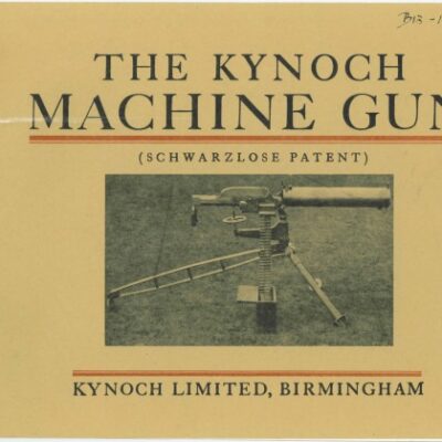 خرید و دانلود نسخه کامل کتاب The Kynoch Machine Gun [Schwarzlose Patent]