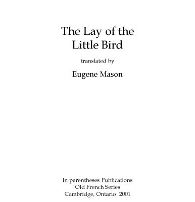 خرید و دانلود نسخه کامل کتاب The Lay of the Little Bird, translated by Eugene Mason