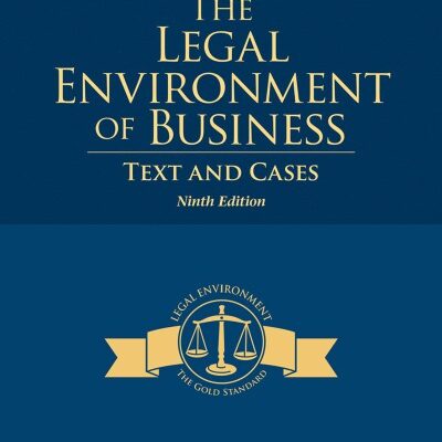خرید و دانلود نسخه کامل کتاب The Legal Environment of Business: Text and Cases
