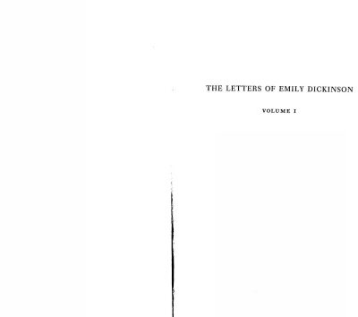 خرید و دانلود نسخه کامل کتاب The Letters of Emily Dickinson