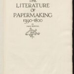 خرید و دانلود نسخه کامل کتاب The Literature of Papermaking 1390-1800