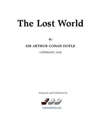 خرید و دانلود نسخه کامل کتاب The Lost World