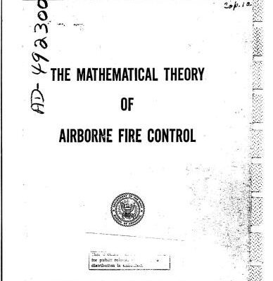 خرید و دانلود نسخه کامل کتاب The mathematical theory of airborne fire control