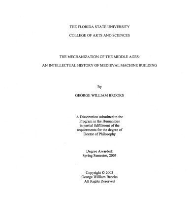 خرید و دانلود نسخه کامل کتاب The mechanization of the middle ages: an intellectual history of medieval machine building