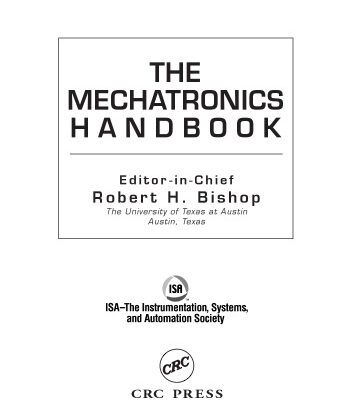 خرید و دانلود نسخه کامل کتاب The Mechatronics Handbook