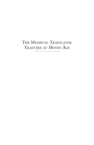 خرید و دانلود نسخه کامل کتاب The Medieval Translator. Traduire au Moyen Age_68e2af0e0c868.jpeg خرید و دانلود نسخه کامل کتاب The Medieval Translator. Traduire au Moyen Age