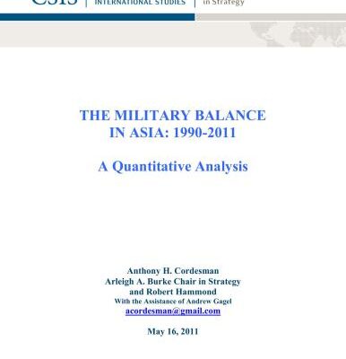 خرید و دانلود نسخه کامل کتاب The Military Balance in Asia 1990-2011