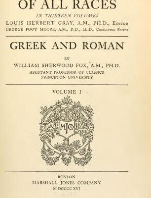 خرید و دانلود نسخه کامل کتاب The Mythology of All Races. Volume I. Greek and Roman