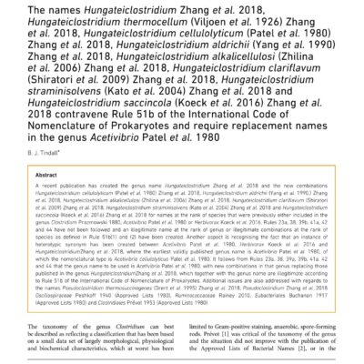 خرید و دانلود نسخه کامل کتاب The names Hungateiclostridium Zhang et al. 2018, Hungateiclostridium thermocellum (Viljoen et al. 1926) Zhang et al. 2018, Hungateiclostridium cellulolyticum (Patel et al. 1980) Zhang et al. 2018, Hungateiclostridium aldrichii (Yang et al. 1990) Zhang et al. 2018, Hungateiclostridium alkalicellulosi (Zhilina et al. 2006) Zhang et al. 2018, Hungateiclostridium clariflavum (Shiratori et al. 2009) Zhang et al. 2018, Hungateiclostridium straminisolvens (Kato et al. 2004) Zhang et al. 2018 and Hungat
