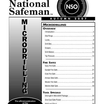 خرید و دانلود نسخه کامل کتاب The National Safeman: Microdrilling – Autumn 2007