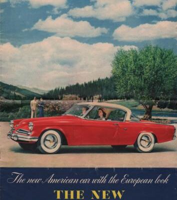 خرید و دانلود نسخه کامل کتاب The new 1953 Studebaker. The new American car with the European look