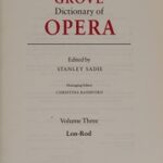 خرید و دانلود نسخه کامل کتاب The New Grove Dictionary of Opera (Lon-Rod)