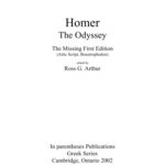 خرید و دانلود نسخه کامل کتاب The Odyssey : the missing first edition (Attic script, Boustrophedon), edited by Ross G. Arthur
