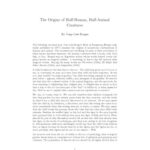 خرید و دانلود نسخه کامل کتاب The Origins of Half-Human, Half-Animal Creatures