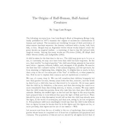 خرید و دانلود نسخه کامل کتاب The Origins of Half-Human, Half-Animal Creatures