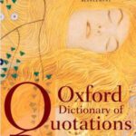 خرید و دانلود نسخه کامل کتاب The Oxford dictionary of quotations