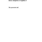 خرید و دانلود نسخه کامل کتاب The Perceived Self: Ecological and Interpersonal Sources of Self Knowledge (Emory Symposia in Cognition)