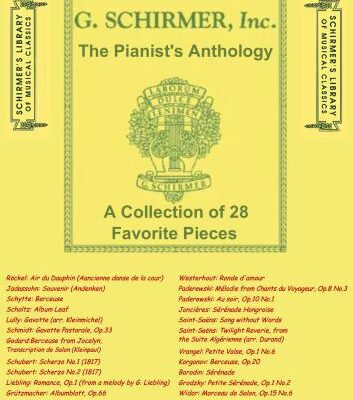 خرید و دانلود نسخه کامل کتاب The Pianist’s Anthology. A Collection of Twenty-Eight Favorite Pieces