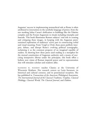 خرید و دانلود نسخه کامل کتاب The Poetics of Power in Augustan Rome: Latin Poetic Responses to Early Imperial Iconography