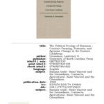 خرید و دانلود نسخه کامل کتاب The Political Ecology of Bananas: Contract Farming, Peasants, and Agrarian Change in the Eastern Caribbean