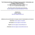 خرید و دانلود نسخه کامل کتاب The Professionalization of Political Communication