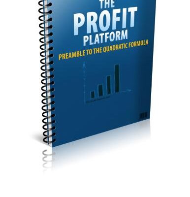 خرید و دانلود نسخه کامل کتاب The profit platform. Preamble to the quadratic formula
