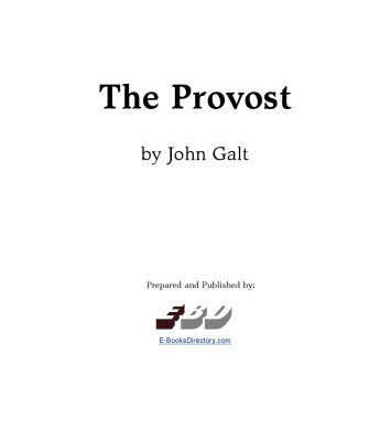خرید و دانلود نسخه کامل کتاب The Provost