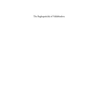 خرید و دانلود نسخه کامل کتاب The Raghupañcikā of Vallabhadeva, Vol. 1