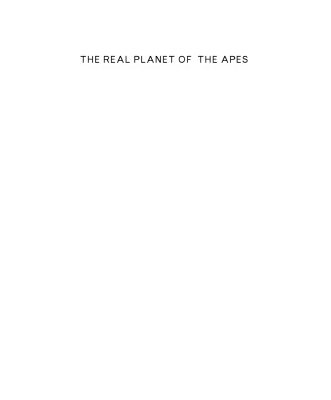 خرید و دانلود نسخه کامل کتاب The Real Planet of the Apes: A New Story of Human Origins