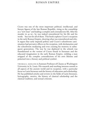 خرید و دانلود نسخه کامل کتاب The Reception of Cicero in the Early Roman Empire: The Rhetorical Schoolroom and the Creation of a Cultural Legend