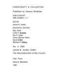 خرید و دانلود نسخه کامل کتاب The Reconstruction of the Church (Christianity & Civilization #4)