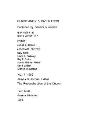 خرید و دانلود نسخه کامل کتاب The Reconstruction of the Church (Christianity & Civilization #4)