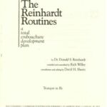 خرید و دانلود نسخه کامل کتاب The Reinhardt Routines. (trumpet in Bb)