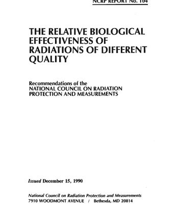 خرید و دانلود نسخه کامل کتاب The Relative Biological Effectiveness of Radiations of Different Quality: Recommendations of the National Council on Radiation Protection and Measure (N C R P Report)