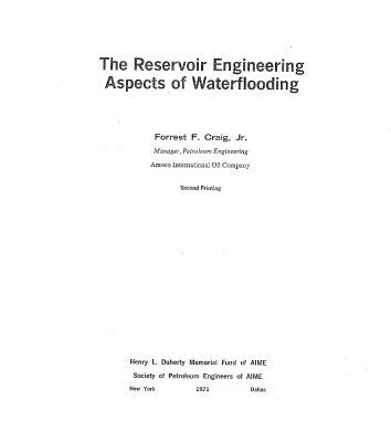 خرید و دانلود نسخه کامل کتاب The reservoir engineering aspects of waterflooding