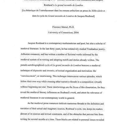 خرید و دانلود نسخه کامل کتاب The rhetoric of interlacing in 13th century Arthurian prose romances and Jacques Rouband’s Le grand incendie de Londres = La rhétorique de l’entrelacement dans les romans arthuriens en prose du XIIIe siècle et dans le cycle du Grand incendie de Londres de Jacques Roubaud