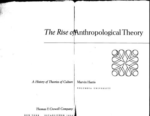خرید و دانلود نسخه کامل کتاب The Rise of Anthropological Theory: A History of Theories of Culture_68e2396ba7aa0.jpeg خرید و دانلود نسخه کامل کتاب The Rise of Anthropological Theory: A History of Theories of Culture