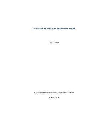 خرید و دانلود نسخه کامل کتاب The rocket artillery reference book