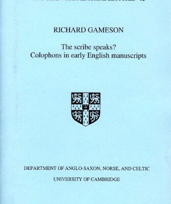 خرید و دانلود نسخه کامل کتاب The Scribe Speaks?: Colophons in Early English Manuscripts