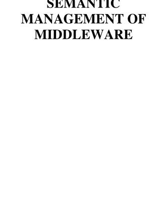 خرید و دانلود نسخه کامل کتاب The Semantic Management of Middleware