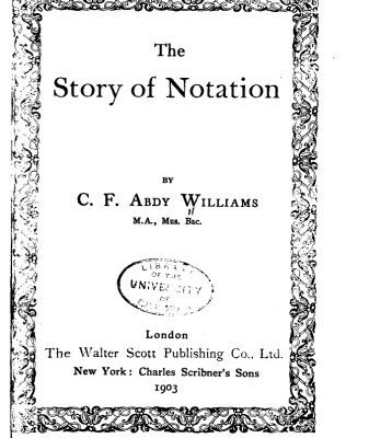 خرید و دانلود نسخه کامل کتاب The Story of Notation