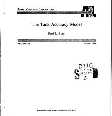 خرید و دانلود نسخه کامل کتاب The Tank Accuracy Model