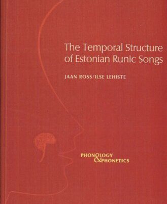 خرید و دانلود نسخه کامل کتاب The Temporal Structure of Estonian Runic Songs