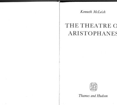 خرید و دانلود نسخه کامل کتاب The Theatre of Aristophanes